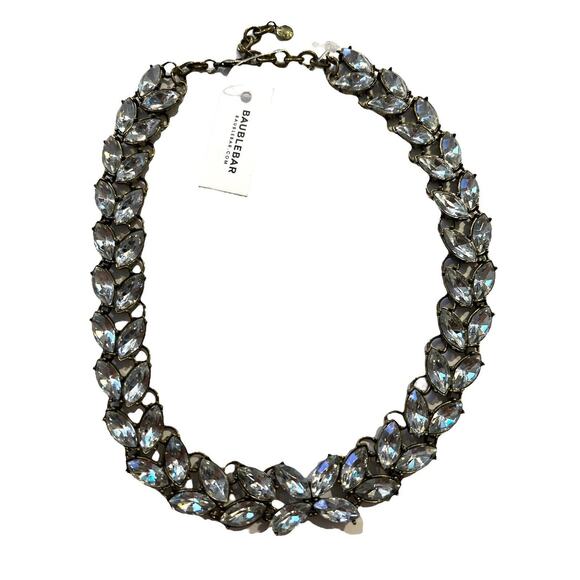 NEW Baublebar Statement Rhinestone Necklace 17 - 19" Adjustable - Picture 1 of 8